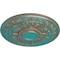 Ekena Millwork Tellson Ceiling Medallion (Fits Canopies up to 6 3/4"), 30 5/8"OD x 2 1/2"P, Copper Green Patina CM30TECGS - alternate 2